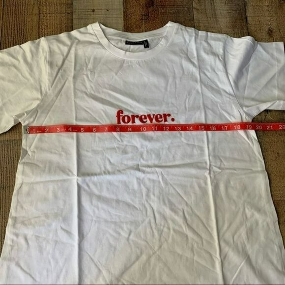 ASOS maternity embroidered forever t-shirt in white - 6 - Picture 2 of 8